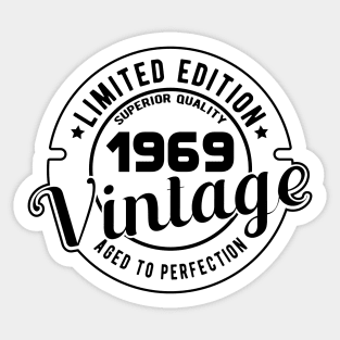 1969 VINTAGE - 52Th BIRTHDAY GIFT Sticker